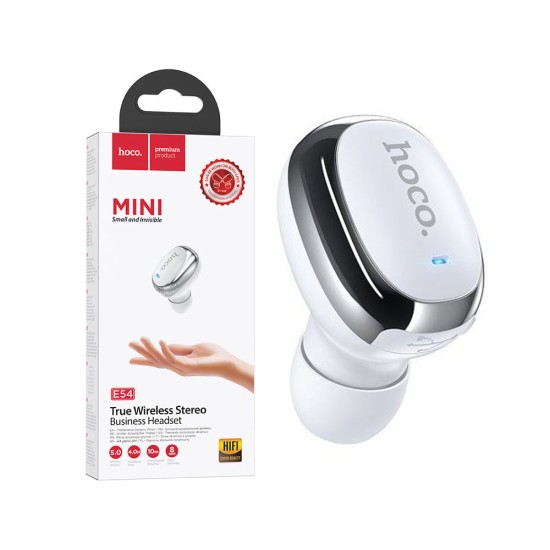 WIRELESS EARBUDS HOCO E54 MIA MINI WITH MIC 40MAH WHITE